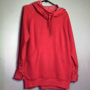 Zella Red Sweatshirt Extra Long Size Large pullover